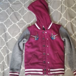 Girls letterman-style jacket